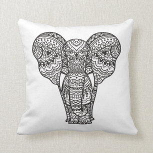 Coussin Style décoratif d'éléphant