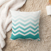 Coussin Style d'Ombre Chevron ! sarcelle d'hiver (Couverture)