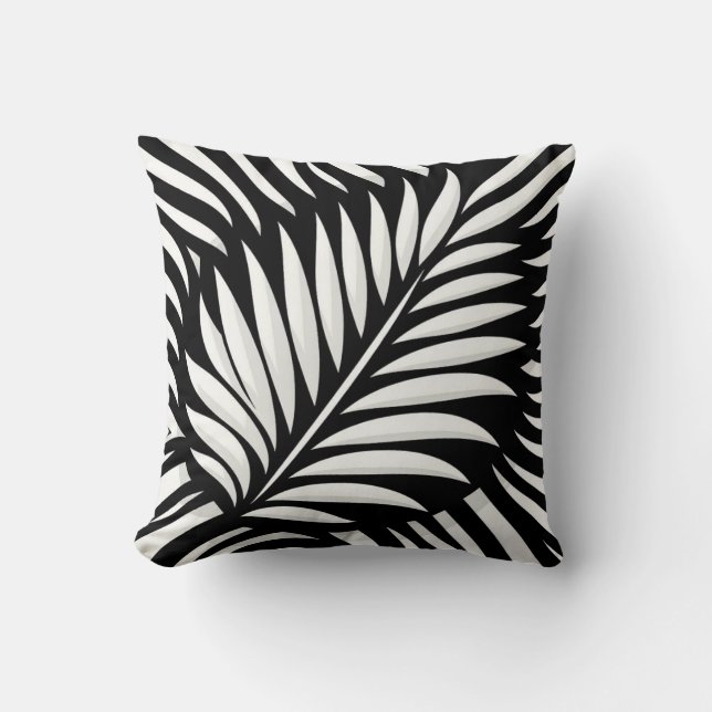 Coussin Style Leaf Zebra Stripes (Recto)
