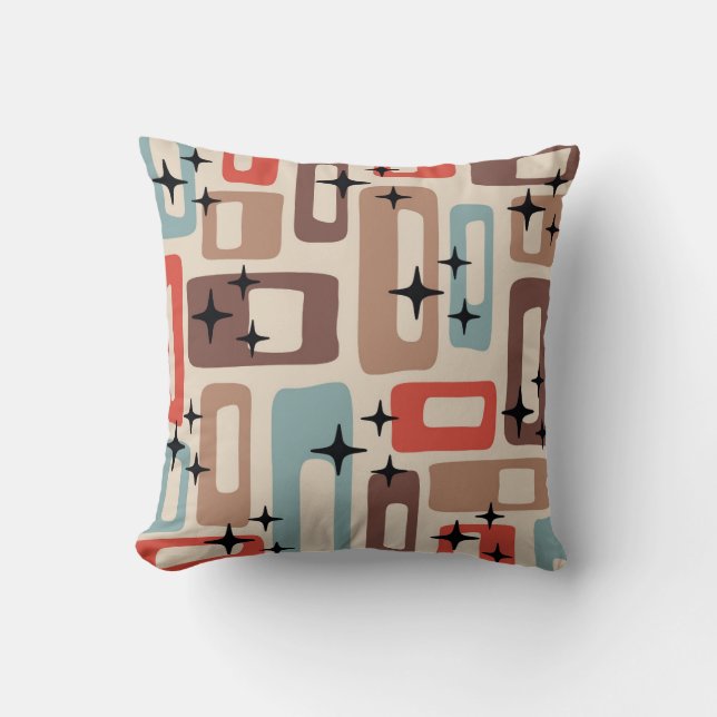 Coussin Style moderne du milieu du siècle (Recto)