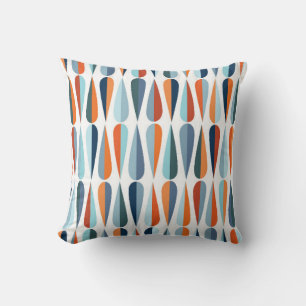 Coussin Style moderne du milieu du siècle rétro sans coutu