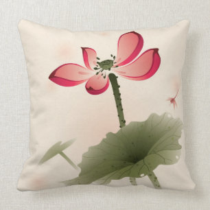 Coussin Style oriental Lotus