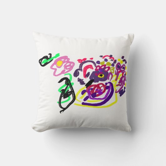 Coussin Style paon (Recto)