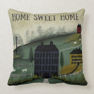 Coussin "Style primitif/Accueil" JETER UN COUP D'OEIL