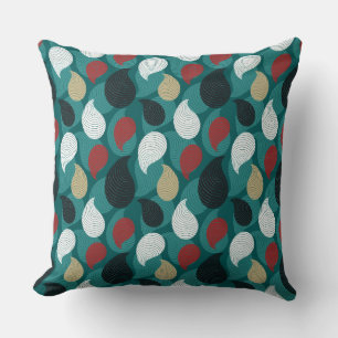 Coussin Style rétro dans une spirale de couleurs attrayant