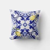 Coussin style sicilien, citrons, majolica (Recto)