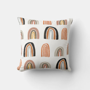 Coussin Style simple Pastel Rainbow pour enfants