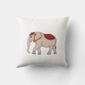 Coussin Style thaïlandais éléphant. (Verso)