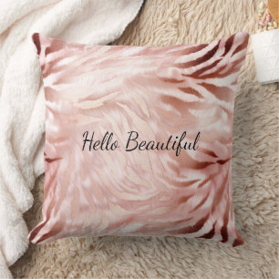 Coussin Stylish Rose rose rose rose or Zebra Glam Glitz