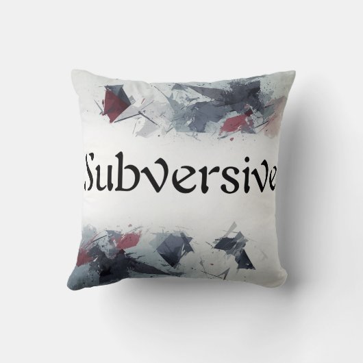 Coussin Subversive (Verso)