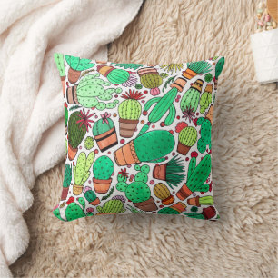 Coussin Succulent Cactus Pots Plante Vert Cactus Jardin