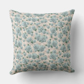 Coussin Succulents sur le Beach Motif (Verso)