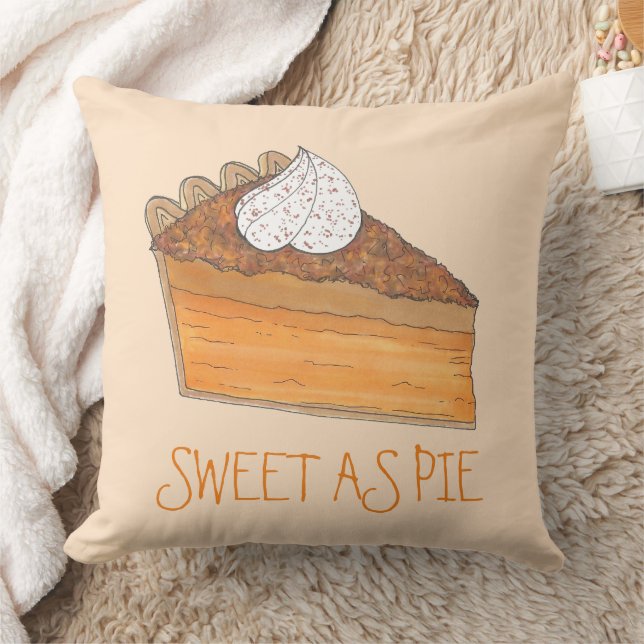 Coussin Sucré Comme Pie Douce Potato Pie Holiday Dessert (Couverture)