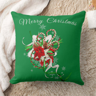 Coussin Sucre de canne avec Vert Personnalisé