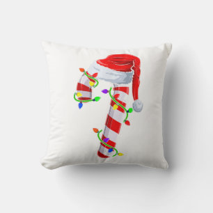 Coussin Sucre de canne Éclairage de Noël Famille Correspon