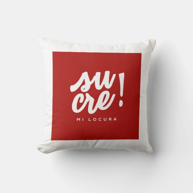 Coussin Sucre mi locura (Recto)