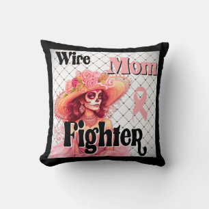 Coussin Sugar Crâne Cancer du sein Sensibilisation Oreille