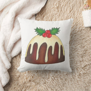 Coussin Sugar Plum Pudding Vacances de Noël