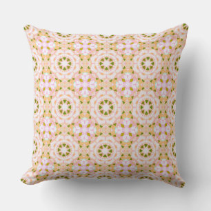 Coussin Sugar Rose Printemps Green Star Dopamine Décor Art