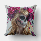 Coussin Sugar skull throw pillow (Recto)
