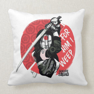 Coussin Suicide Squad | Katana "For Him I Weep"