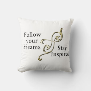 Coussin Suivez vos rêves - Bracelet inspirant pour Da