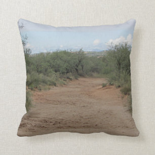 Coussin Suivez votre propre chemin Desert Trail Paysage Ph
