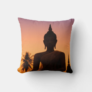 Coussin Sukhothai, Wat Mahathat au coucher du soleil