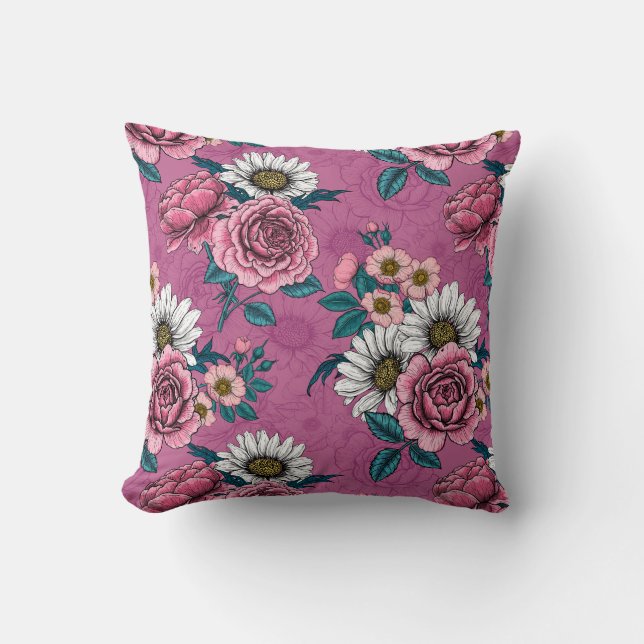 Coussin Summer bouquets 2 (Recto)