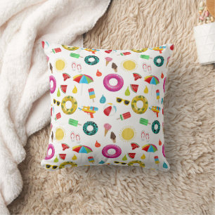 Coussin Summer Party Beach Amusants Motif