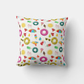 Coussin Summer Party Beach Amusants Motif (Recto)