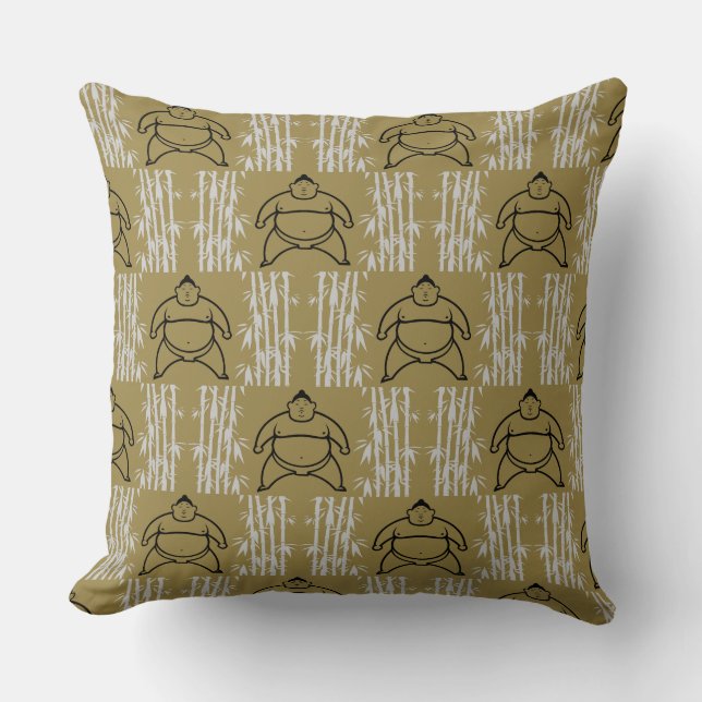 Coussin Sumo Wrestler (Recto)