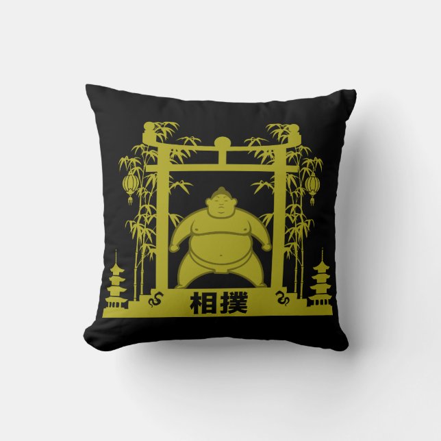 Coussin Sumo Wrestler (Recto)