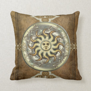 Coussin Sun et réversible de lune