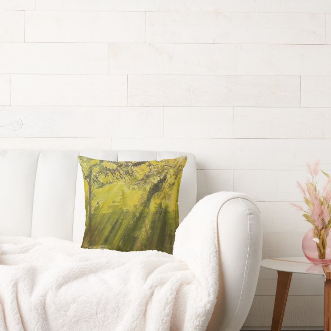 Coussin Sun in the Woods, par Gary Poling (Canapé)