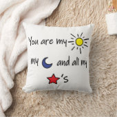 Coussin Sun Moon et Stars (Couverture)