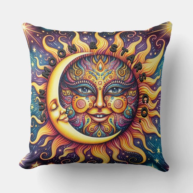 Coussin Sun, Moon & Stars Co. (Recto)