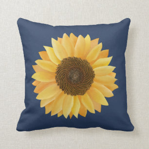 Coussin Sunflower Golden Motif