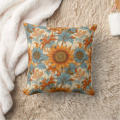 Coussin Sunflower Throw Pillow (Couverture)