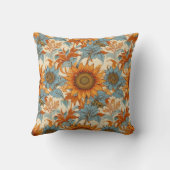 Coussin Sunflower Throw Pillow (Verso)