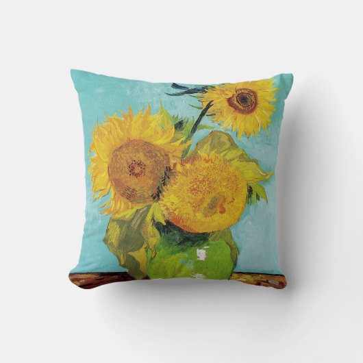 Coussin Sunflowers Vincent van Gogh (Recto)