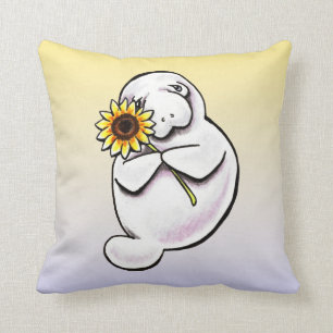 Coussin Sunny Manatee Off-Leash Art™