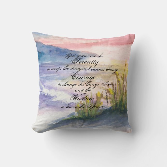 Coussin Sunrise Beach Serenity Pillow (Recto)
