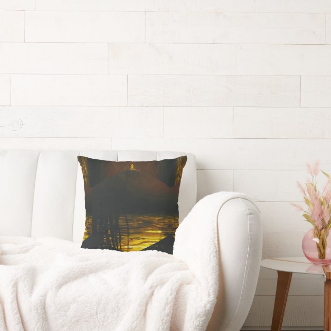 Coussin Sunset Magic Abstrait (Canapé)