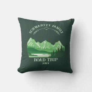 Coussin Sunset vintage Green Mountain Lake