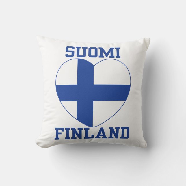 Coussin SUOMI FINLAND lance l'oreiller (Recto)