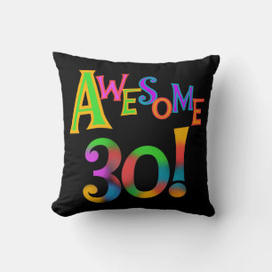 Coussin Super 30 T-shirts et cadeaux d'anniversaire