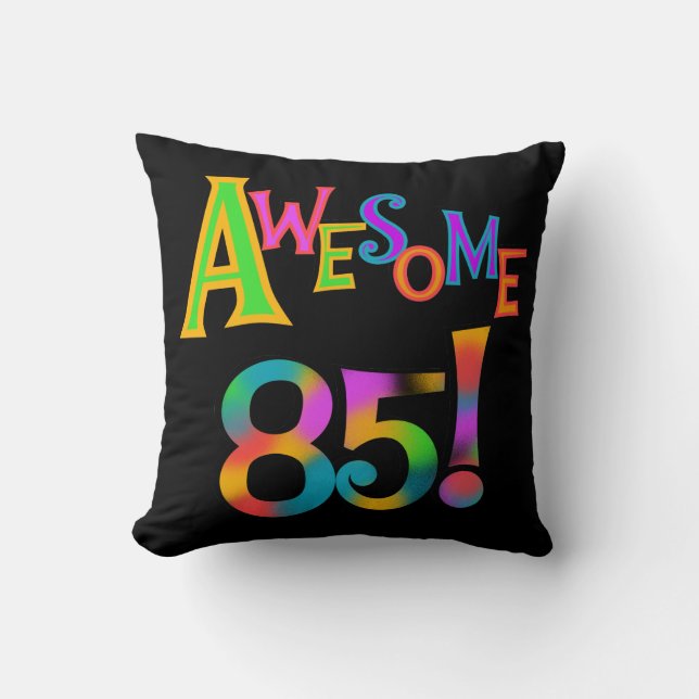 Coussin Super 85 T-shirts et cadeaux d'anniversaire (Recto)