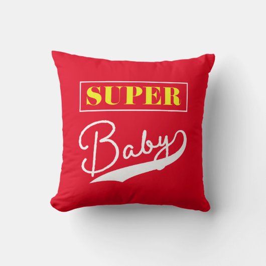 Coussin Super bébé (Recto)