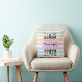 Coussin Super Cute Crazy Nom du chat Cadre Design sur ce (Chaise)
